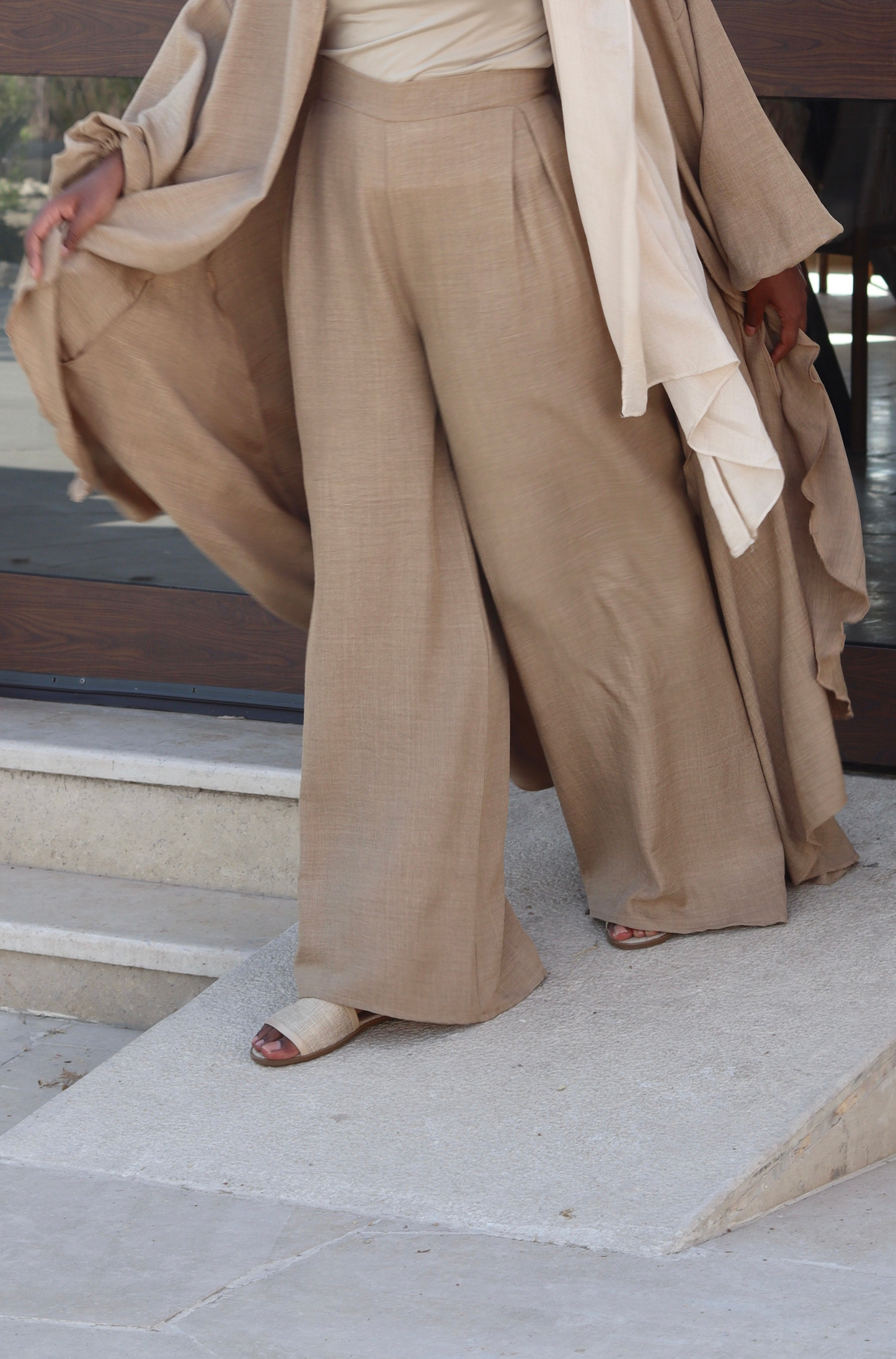 Melissa Pants In Dark-Beige