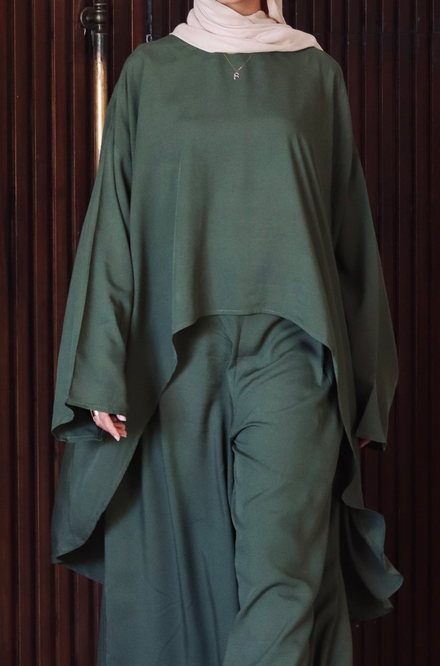 Liliana Blouse In Olive-Green