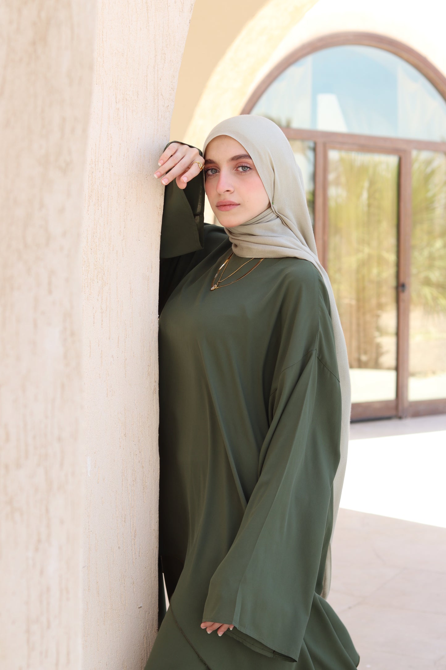 Laiana Blouse In Olive-Green