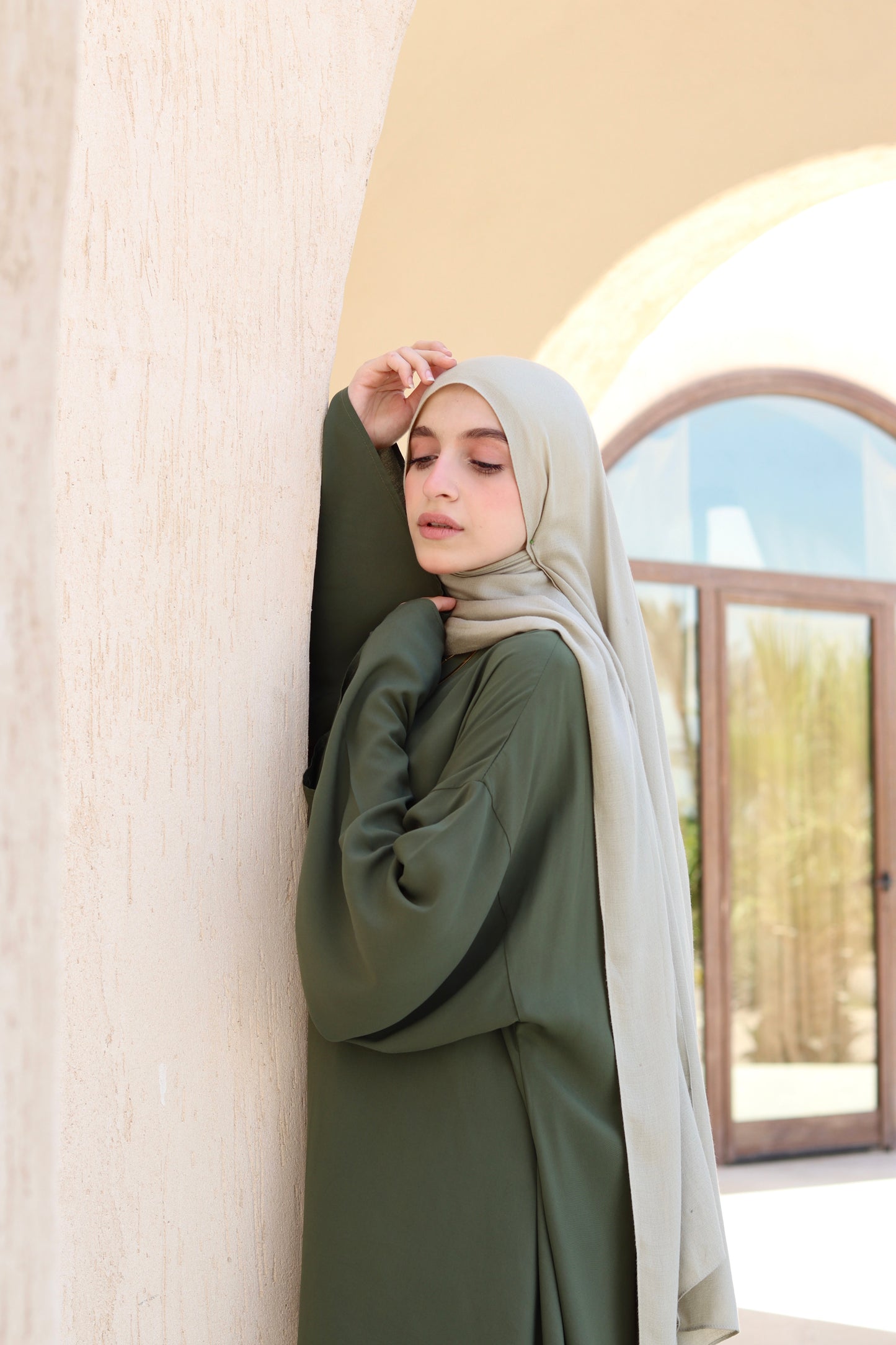 Laiana Blouse In Olive-Green