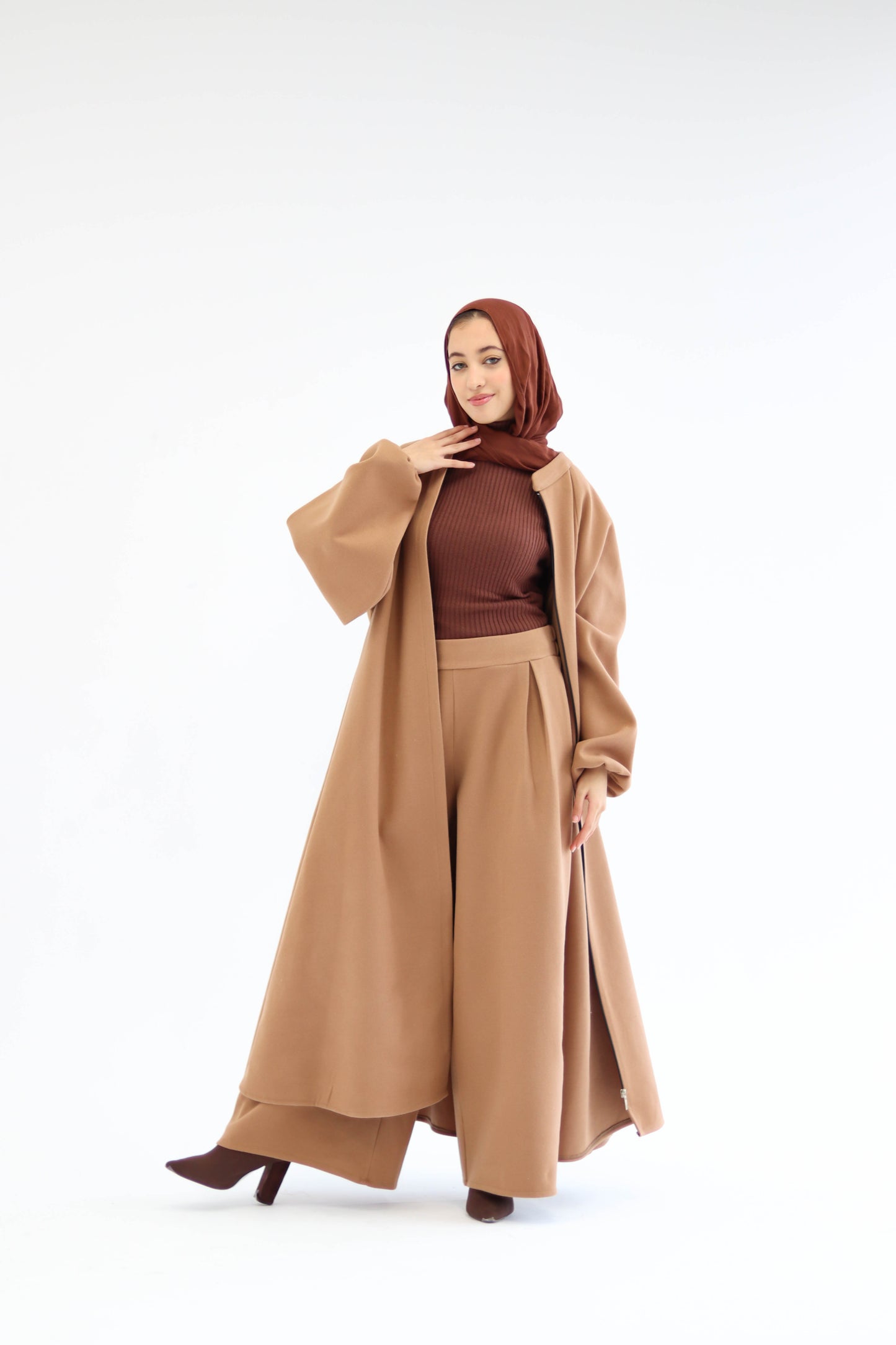 Tianna Coat|Pants In Cafe