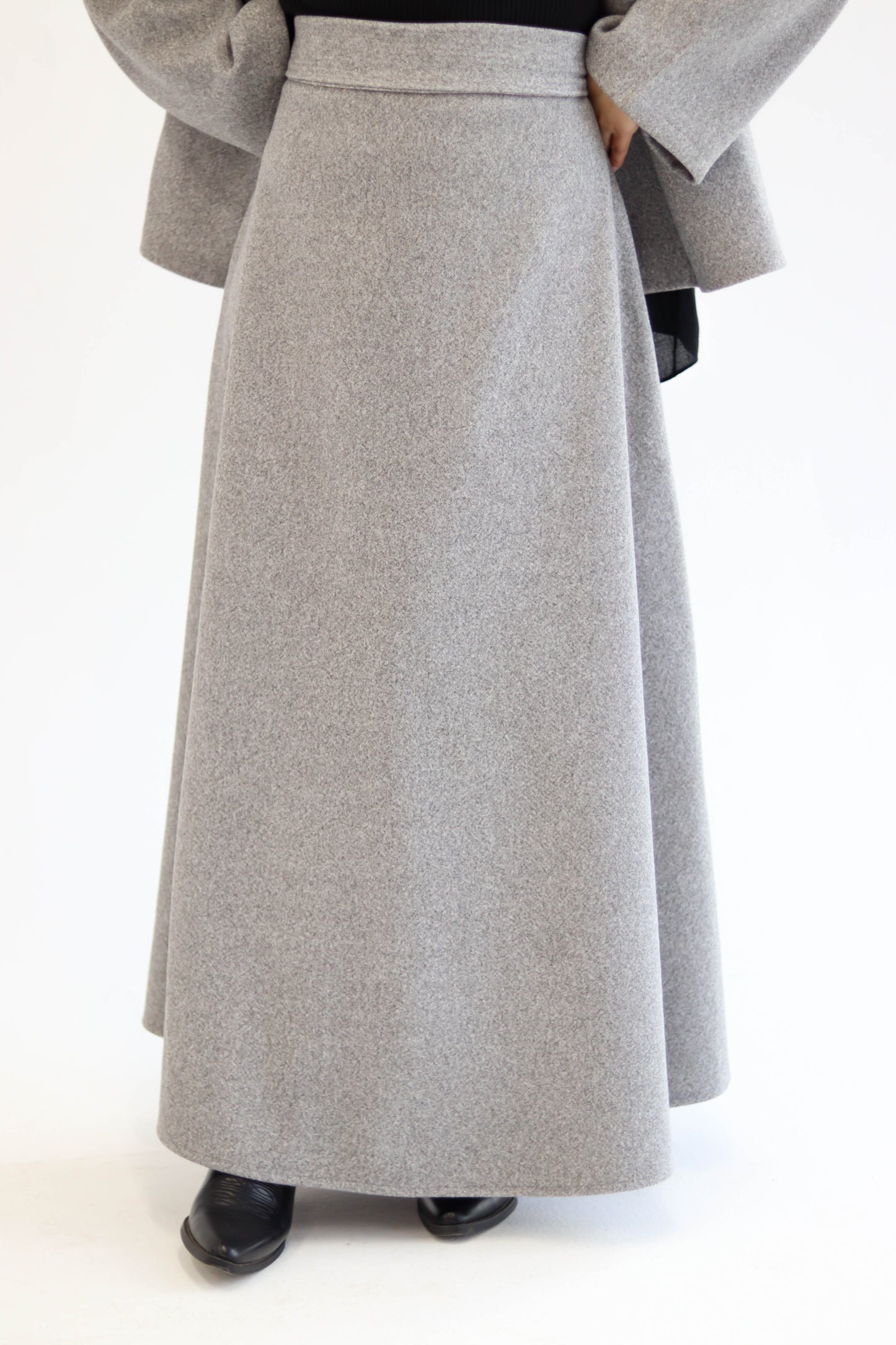 Tianna Coat|Skirt In Grey