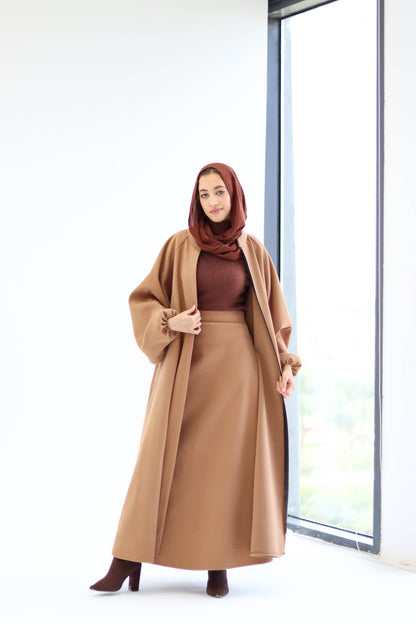 Tianna Coat|Skirt In Cafe