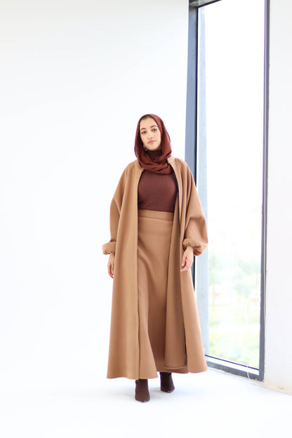 Tianna Coat|Skirt In Cafe