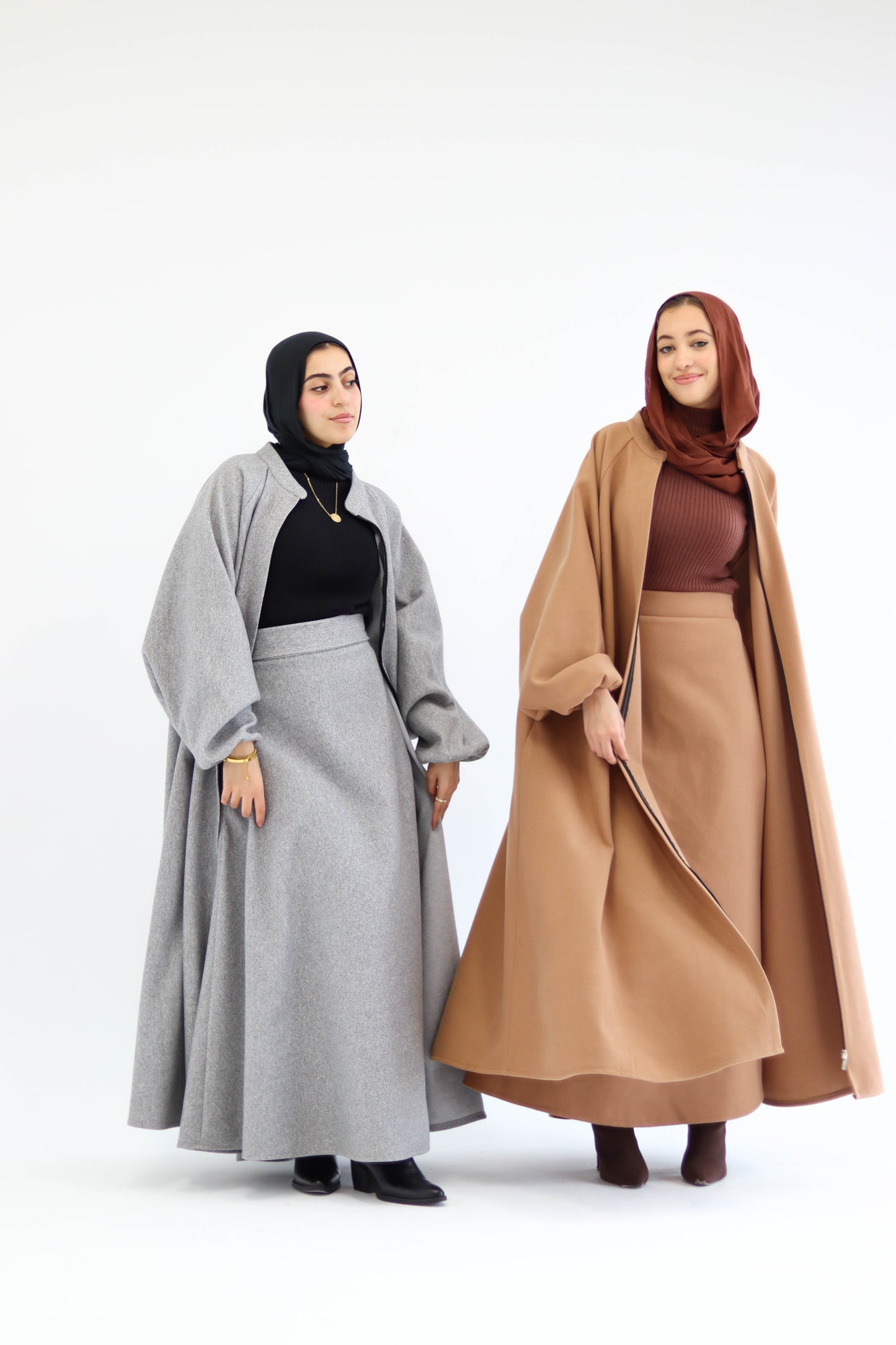 Tianna Coat|Skirt In Cafe