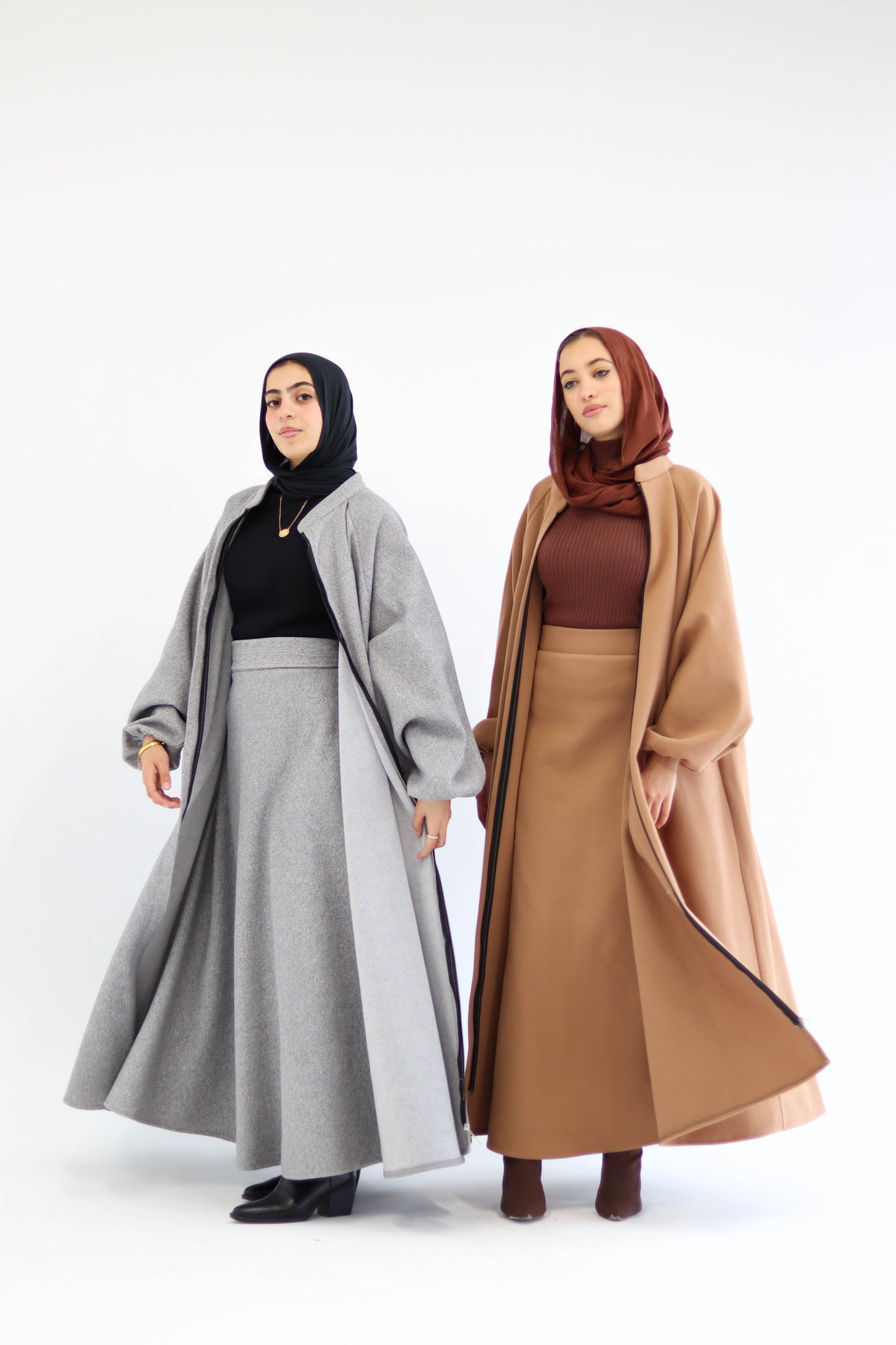 Tianna Coat|Skirt In Cafe