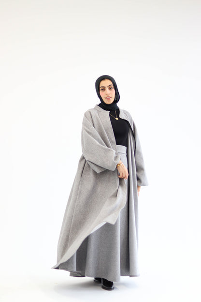 Tianna Coat|Skirt In Grey