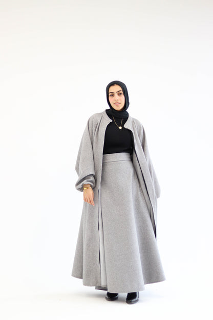 Tianna Coat|Skirt In Grey