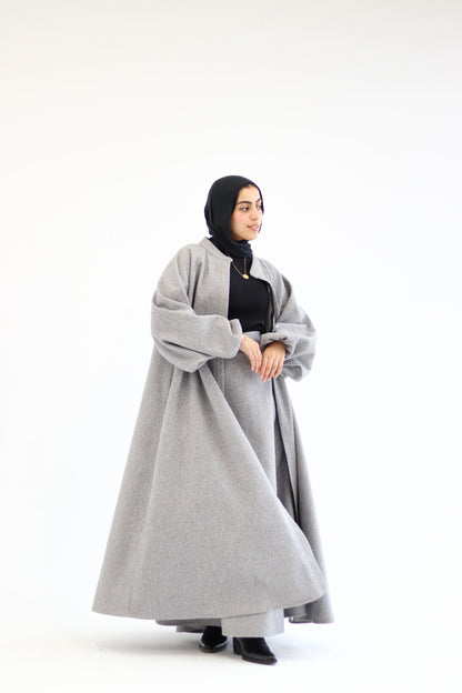 Tianna Coat|Skirt In Grey