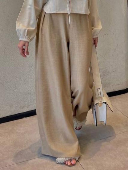 Melissa Pants In Dark-Beige