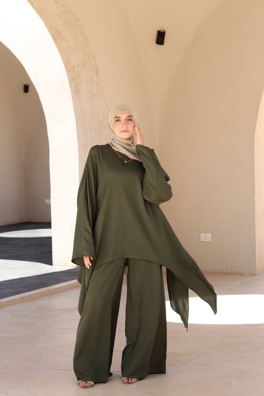 Laiana Set In Olive-Green