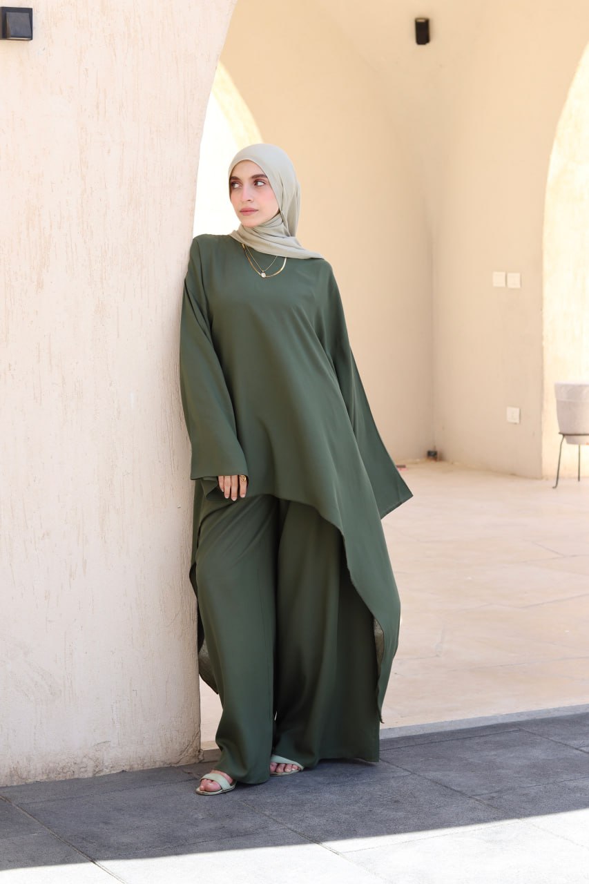 Laiana Set In Olive-Green